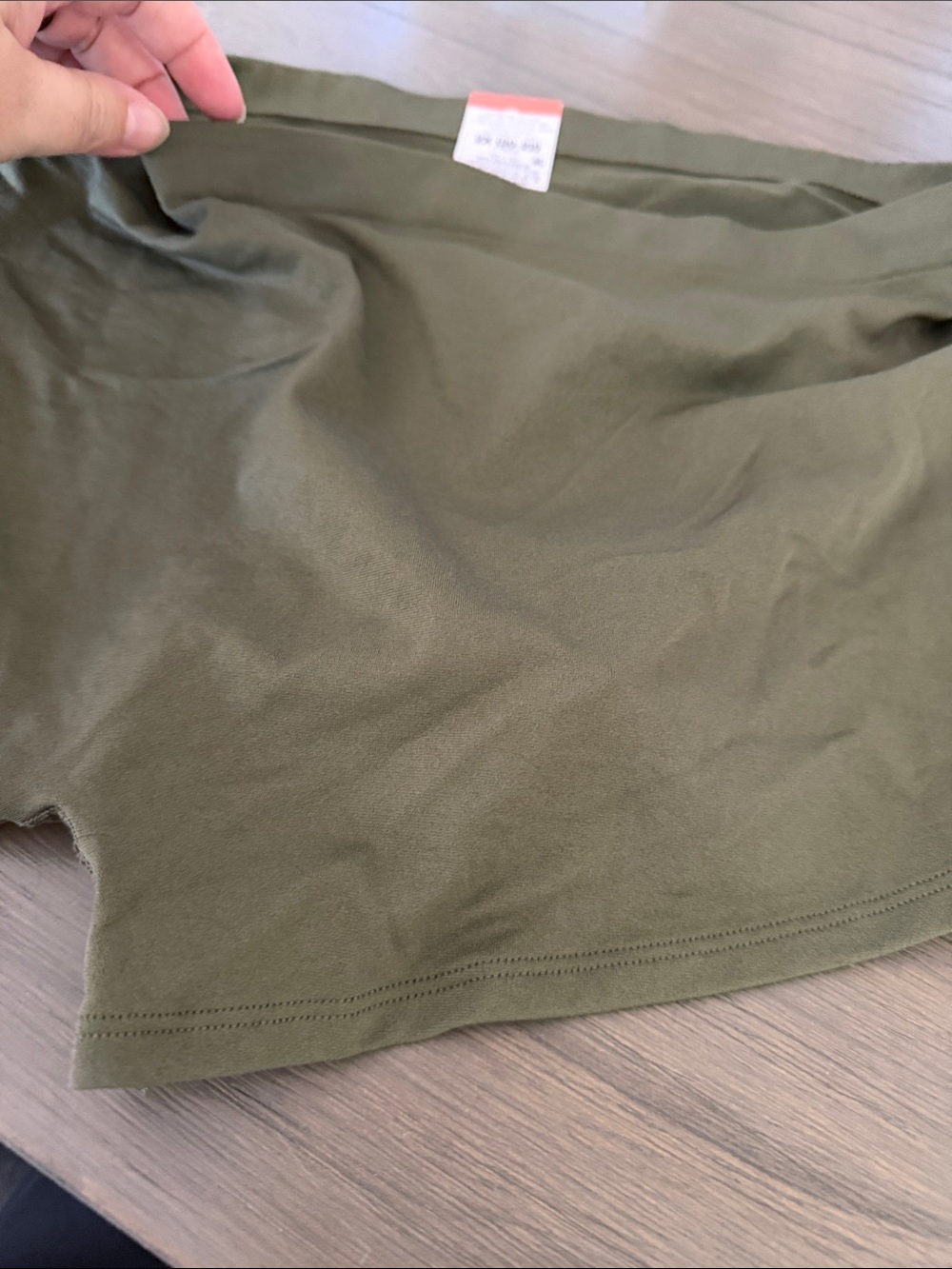 Auden Olive Seamless Boyshort panty - Picture 4 of 5